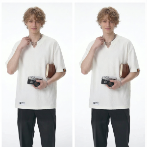 FINGERCROXX | Simple Casual Men Summer Short Sleeve Breathable T-shirt