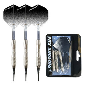 Fox Smiling 3PCS Dart Pin 18g Electronic Soft Tip Darts with Nylon Shaft and Colorful Flights