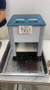 Máy Thái Thịt Tươi Sống - Thịt Bò Trần Bò Xào- Nhúng Dấm Thịt Lợn Rang- Bún Chả- Tai Mũi làm Giò Xào- Thái Mộc Nhĩ  Thái Thịt Kho  Công Suất 850W Hàng Chính Hàng Bh 12 Tháng LỖI 1 Đổi 1 Đầy Đủ Cỡ Dao Từ 2mm...20mm