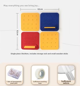 YIMING | Dopamine Wall Photo Display Frame Bulletin Board Mounting-free