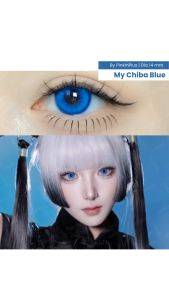 Softlens My Chibal Blue 14.mm Natural Lens by Pinkin - soplen anime normal minus tinggi