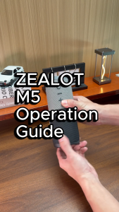 ZEALOT M5 Bluetooth Speaker 20W Stereo Sound 3600mAh Bluetooth5.4 RGB Light TWS Pairing 360° Surround Sound Multi‑source Input Portable Lanyard for Outdoor Camping Travel Home Desktop PC Entertainment