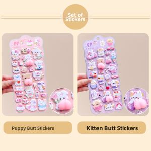 3D Stress Relief Toy Stickers for Girls