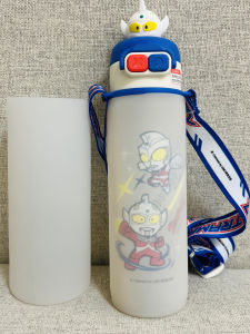 Disney Ultraman 550ml Silicone Cup Cover Lightweight Shatterproof Heat Resistant Wearable Suitable for Everyone