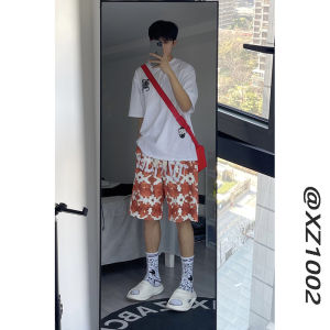 Quần Short Họa Tiết Da Báo Nam Mùa Hè Nhanh Khô Nhanh Thời Trang Quần Bóng Rổ Mỹ Năm Điểm Sợi Băng West Coast