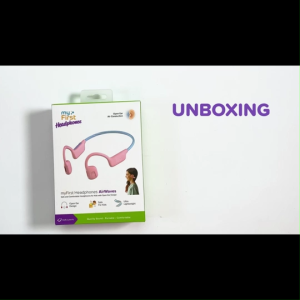 myFirst Headphones AirWaves | Open Ear Design | 85dB Max Volume | Air Conduction Technology