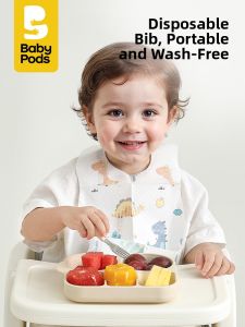 baby pods | Disposable Mealtime Bibs Independent Packaging