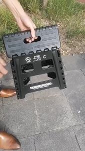 Portable Folding Step Stool Ladder Heavy Duty Stool Chair Camping Chair Stool / Camping Folding Step Stool Thickened plastic folding stool home space saving Both at home and outdoors