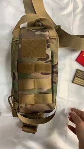 ASIAON A-175 3 in 1 Tactical Crossbody Chest Belt Bag EDC Fanny Pack