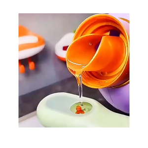 G Bàn chải chà giày có ngăn chứa nước giặt cọ rửa đa năng 3 trong 1 có hộc chứa xà phòng có móc treo YG