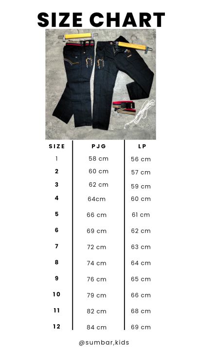 Celana%20jeans%20Hitam%20anak%20laki%20laki%20umur%203/12%20Tahun%20terbaru%20-%20Image%204