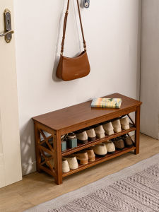 MEIZHULIJIA | Bamboo Multifunctional Shoe Bench