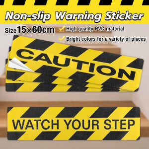 Jozoo Watch Your Step/Caution Non-slip Warning Stickers For Workplace Safety