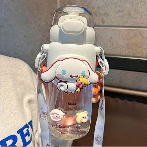 Sanrio Genuine Goods Cinnamoroll Babycinnamoroll Water Cup Tritan Cute Girl Good-looking New Arrival New Straw Cup Plastic