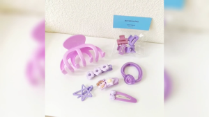 10pcs/set Candy Colored Hair Clips Set Summer Dopamine Hair Pins Hair Accessories Set