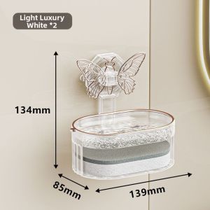ZEXI | Wall-mounted Draining Soap Dish