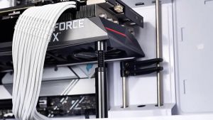 ที่ค้ำการ์ดจอ ขาค้ำการ์ดจอ มียางรอง ฐานแม่เหล็ก vga holder gpu support ขนาดเล็ก ปรับระดับได้ มีหลายขนาด