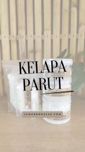 Kelapa Parut Kering - Desiccated Coconut - Buah Kering Kualitas Premium by Jamu Gendul 88
