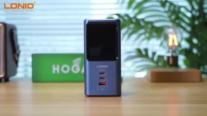 LDNIO | LDNIO Tower Multi Tap Real-time Power LED Display Cube Power Strip Timer Outlet with 45W Fast Charging Stations UK US EU Plug 2M