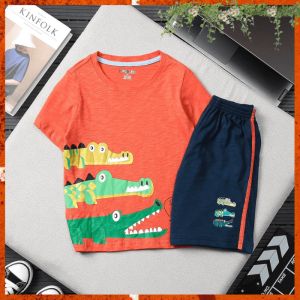 [VNXK] Đồ Bộ Bé Trai Size Đại 12kg-35kg Chất Cotton Co Giãn 4 Chiều Mềm Mát.1612