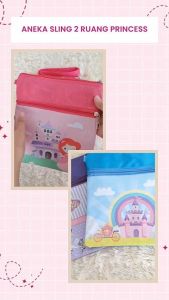 Tas Selempang Seri Princess Aneka Karakter Sling Bag Tas Anak Karakter