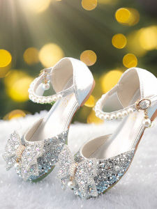 MENGBEIHUAN | Shiny Princess Girls Shoes Soft Soles