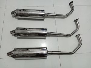 DUAL TIP POWER PIPE FOR YAMAHA MIO I 125 TATAK GKK RACING