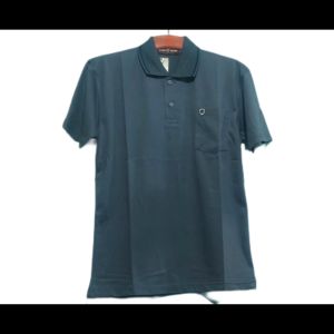 Kaos Krah Polos & T-Shirt Atasan Lengan Pendek Pria