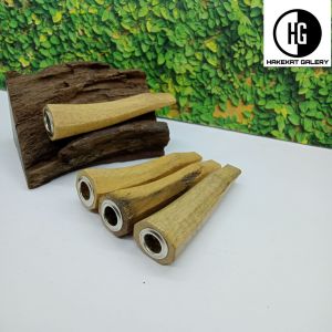 Once pipa padutan kayu Cendana wangi model segi delapan 7cm D60