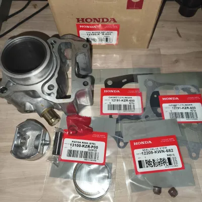 Honda CLICK125 Fi V1 V2 CYLINDER BLOCK SET (STD) with FREE VALVE SEAL (Made in Indonesia)