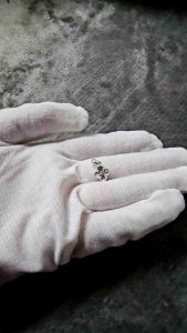 four-leaf pendant silver (PENDANT ONLY 10MM cute size ) 92.5 italy silver (TUNAY NA SILVER)