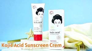 ( NEW Brand ) SPF50 PA+++ Kojic Acid Brand New Guanjing Body Sublock Wajah & Badan Sunscreen Cream 80g Fade Spots丨Sun Protection Repair丨Moisturizing Skin