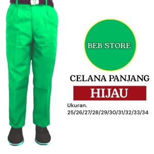 CELANA PANJANG SD ( MI) HIJAU POLOS/SEKOLAH DASAR