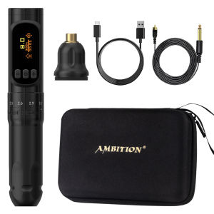 AMBITION | Ambition Sally 270 Wireless Permanent Makeup Rotary Pen adjustable stroke 2.0-3.5mm Tattoo Suppy Tattoo Machine Coreless Motor