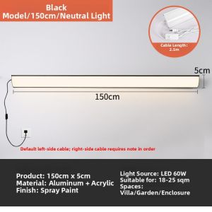 YUGUANG | LED Adjustable Brightness Strip Wall Light