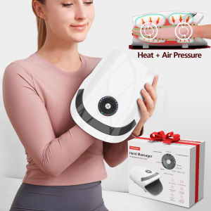 Hand Massager Hot Compress 3 Modes Kneading Graphene Heating Hand Massage Device Palm Wrist Joint Therapy Mothers Gift