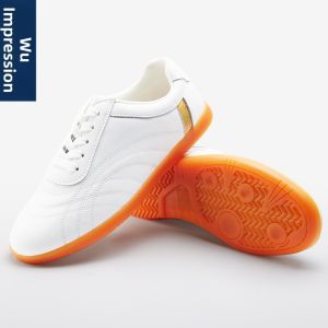 WUYINXIANG | Martial Arts Shoes for Tai Chi and Ba Duan Jin Genuine Leather Rubber Sole