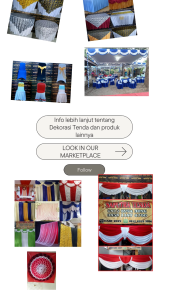 1 set kain dekorasi ukuran 5x6 (Pre order/ PO)