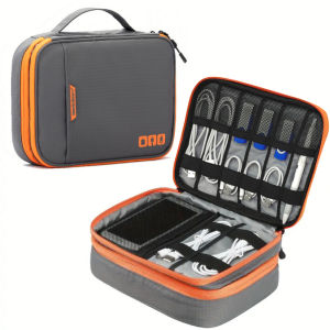 Portable Electronic Accessories Travel caseCable Organizer Bag Gadget Carry Bag for iPadCablesPowerUSB Flash Drive Charger