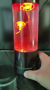 LED Jellyfish Aquarium Night Light 7-Color Changing Mood Lamp for Home Office Sleep Relax Gifts