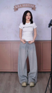 Áo thun babytee in chữ co giãn RM - KILL SYSTEM