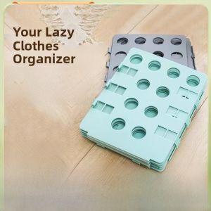 La-Z-Fold Clothes Fitting Board Three Fold Clothes Storage Organizer for T-Shirts Pants Childrens Clothing Folding Board