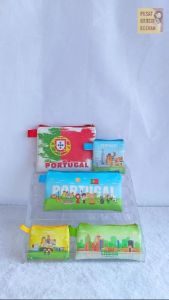 Portugal Dompet Landmark Souvenir Suvenir Oleh Oleh Mini Wallet Negara Dompet Panjang Pouch Mouse Pad