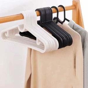 10 PCS Anti-slip Hanger For Clothes Anti-drop Strong Cloth Plastic Hanger Hotel Clothing Store Hangers Home Clothes