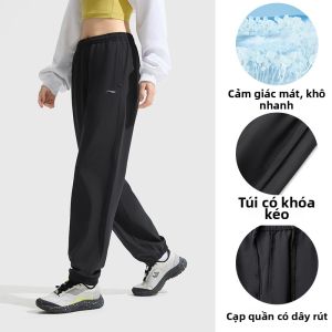 Li-Ning | Quần Thể Thao Nữ Thoáng Khí Nhanh Khô Co Dãn Đệm Cổ Chân