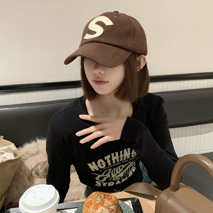 Fashionable S-Logo Hairless Baseball Cap Summer 2024 Hot Product