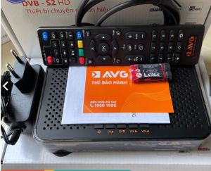 Đầu MobiTV AVG DVB-S2 HD (Có 6 Tháng Thuê Bao) Dùng Chảo K+ VTC Vinasat