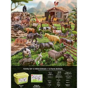 Yimi | Educational Animal Toy Model Realistic Plush Big Size