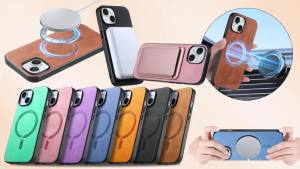 Ultra Thin Magnetic Leather Case for Xiaomi 14T 13T Pro Poco X6 X5 M6 Pro Shockproof Cover
