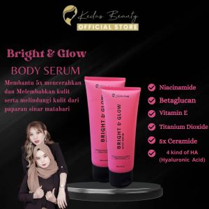 2Pcs Bright & Glow Body Serum Kedas Beauty Original BPOM